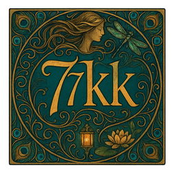 77kk কার্ড টেবিলে হাতে ধরা প্লেয়িং কার্ড